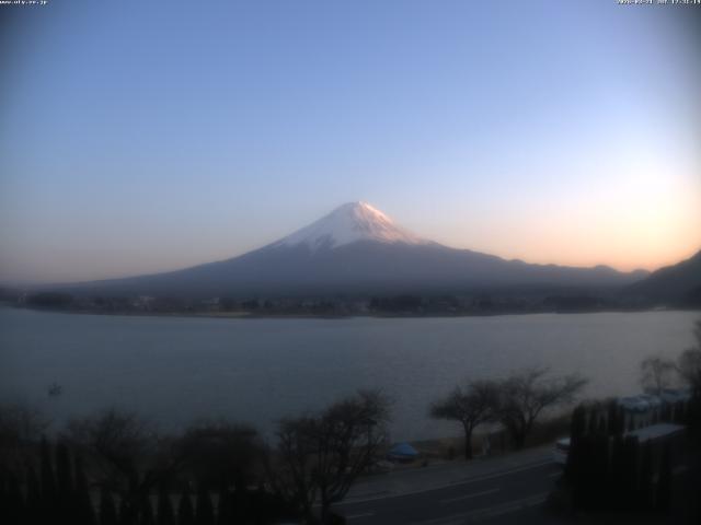 河口湖からの富士山