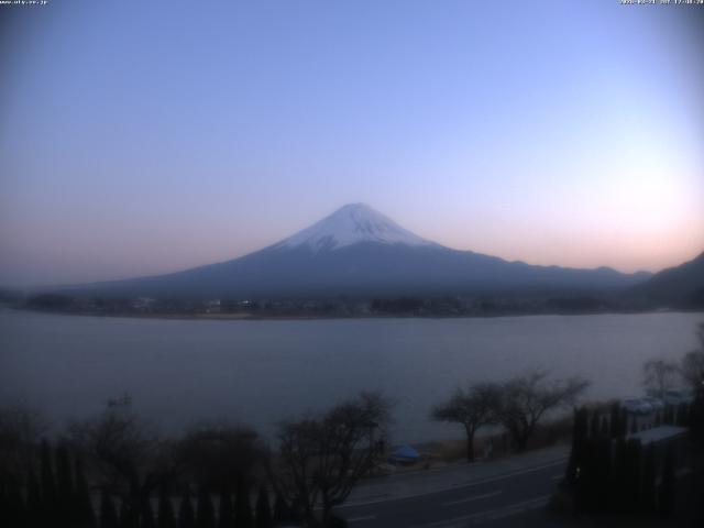 河口湖からの富士山