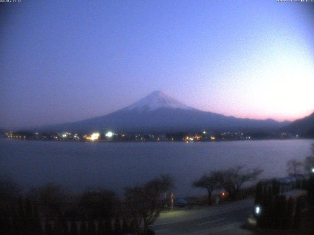 河口湖からの富士山