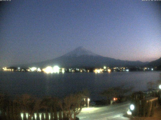 河口湖からの富士山