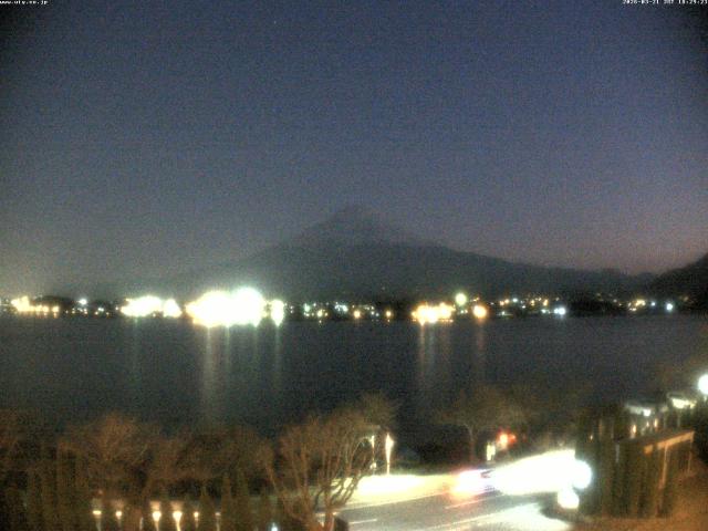 河口湖からの富士山