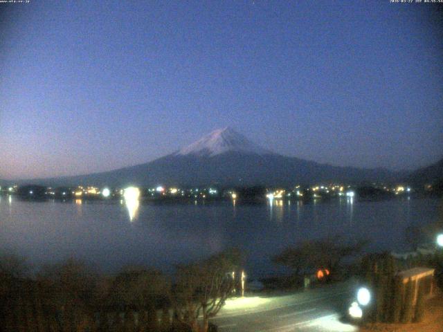 河口湖からの富士山