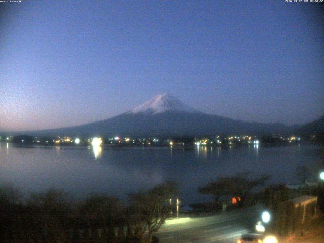 河口湖からの富士山