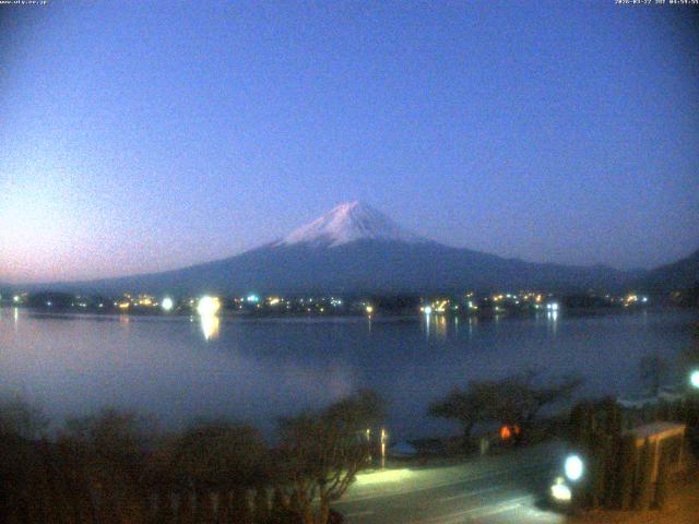 河口湖からの富士山