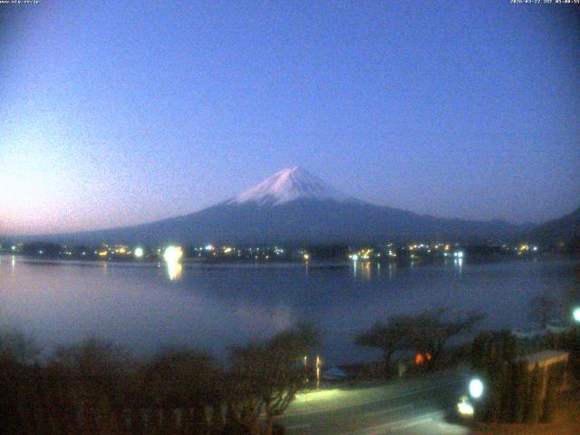 河口湖からの富士山