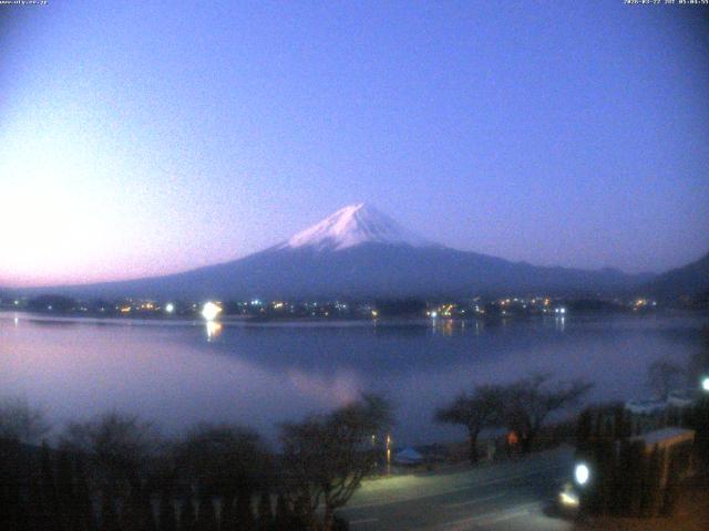 河口湖からの富士山