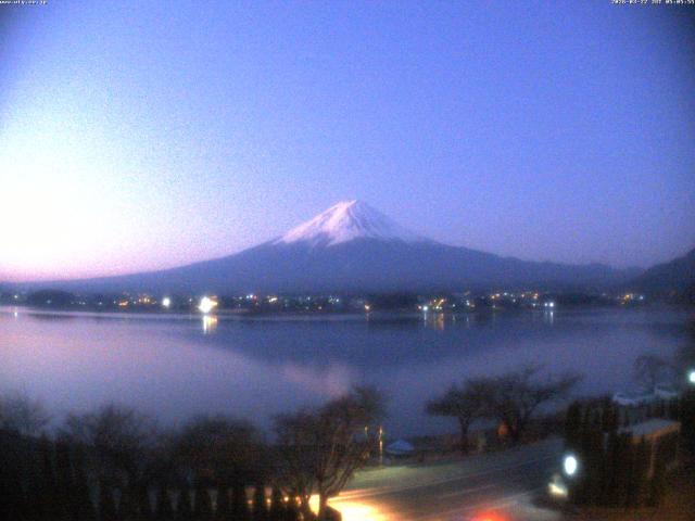 河口湖からの富士山