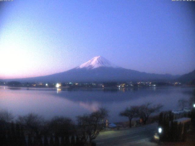河口湖からの富士山
