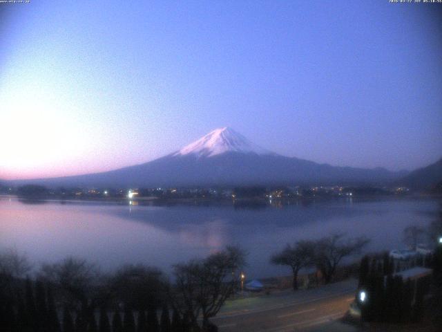 河口湖からの富士山