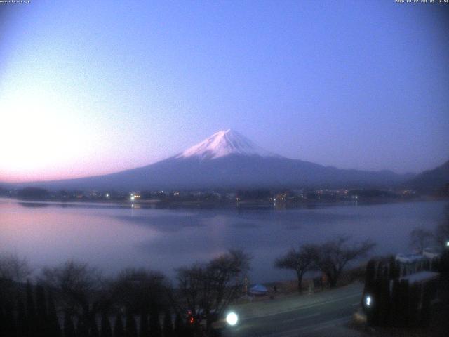 河口湖からの富士山