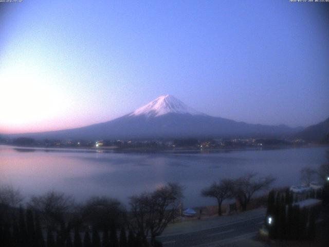 河口湖からの富士山