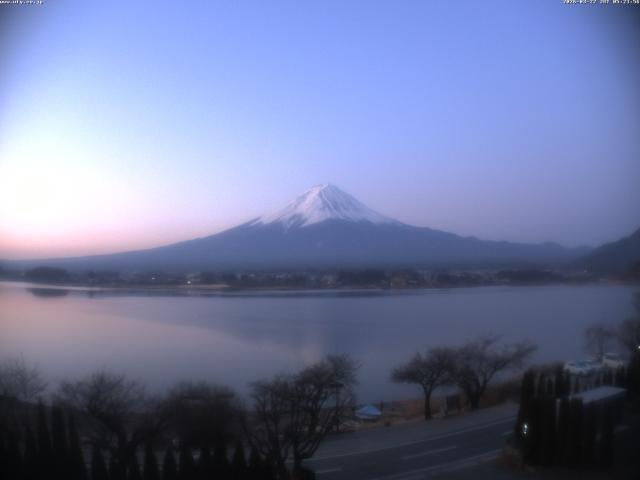河口湖からの富士山