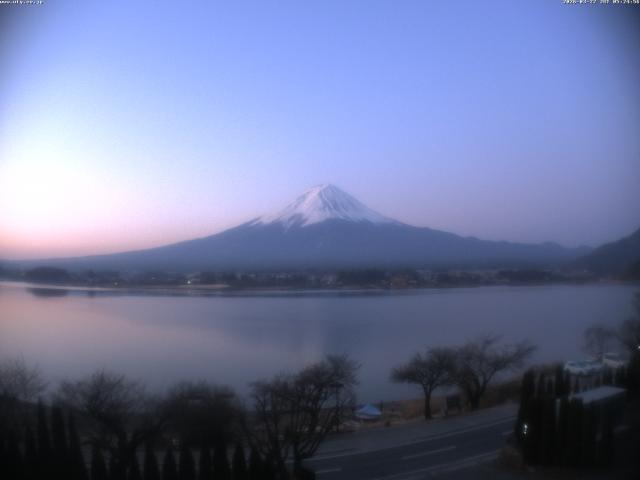 河口湖からの富士山