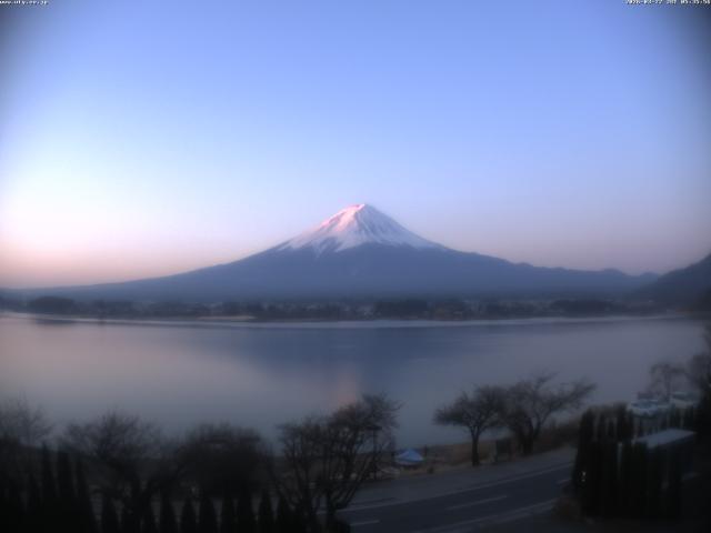 河口湖からの富士山