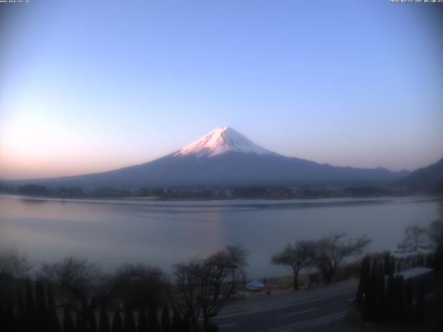河口湖からの富士山