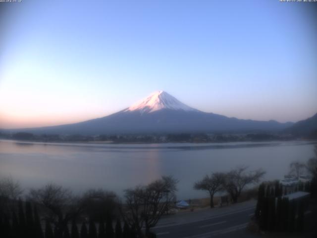 河口湖からの富士山