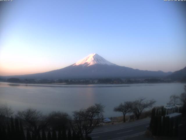 河口湖からの富士山