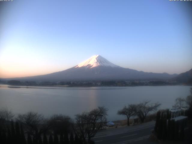 河口湖からの富士山