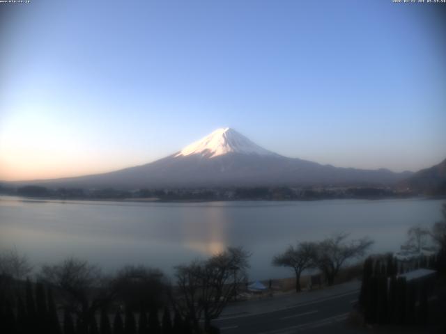 河口湖からの富士山