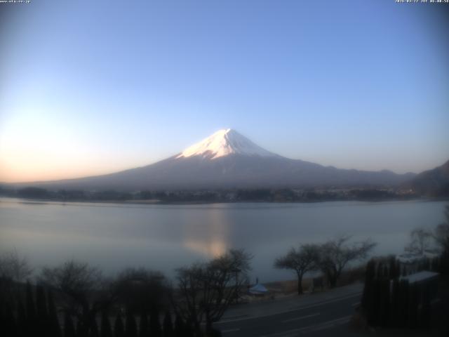 河口湖からの富士山