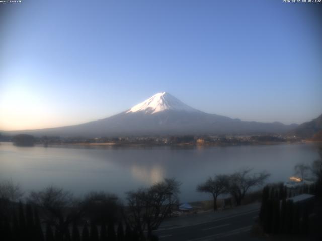 河口湖からの富士山