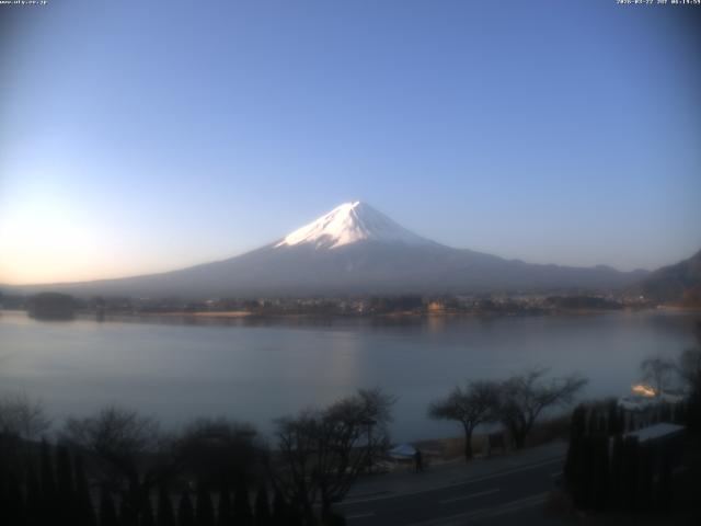 河口湖からの富士山