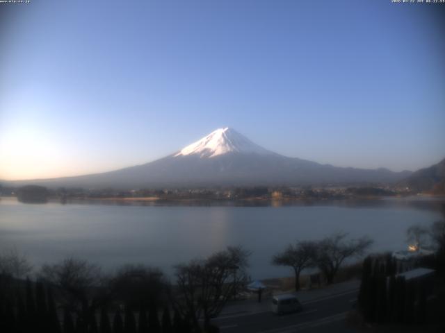 河口湖からの富士山