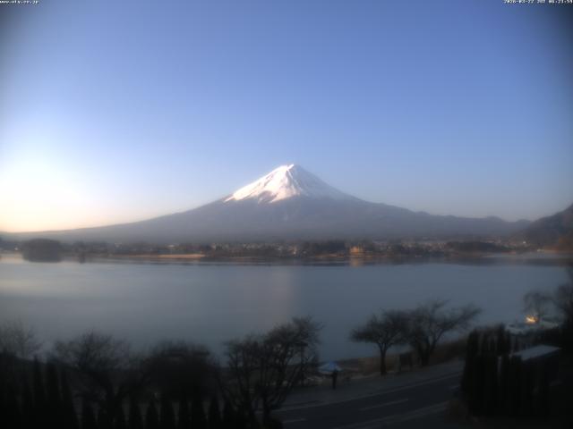 河口湖からの富士山