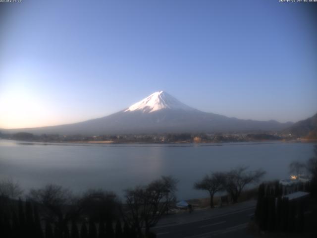 河口湖からの富士山