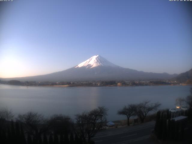 河口湖からの富士山