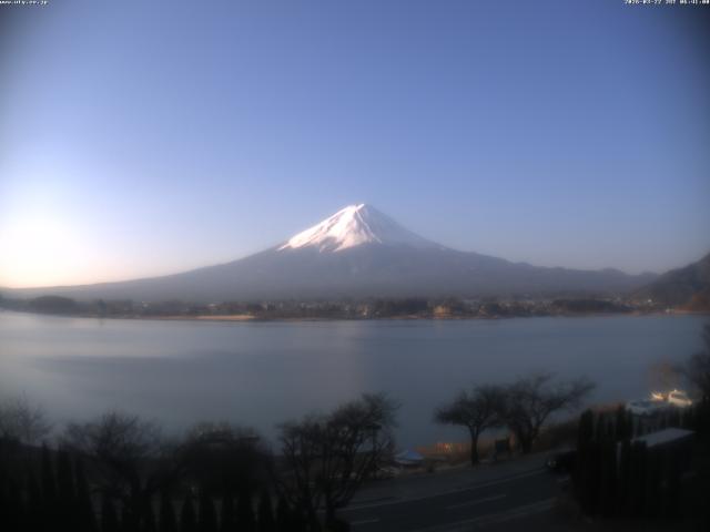河口湖からの富士山