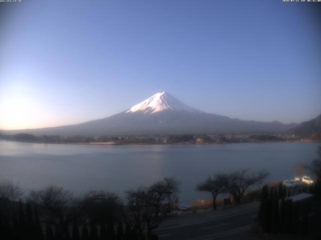 河口湖からの富士山