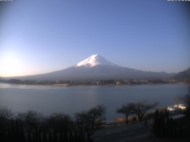 河口湖からの富士山