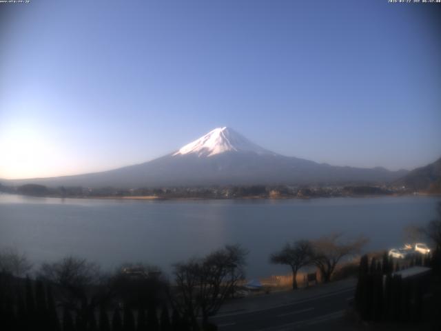 河口湖からの富士山