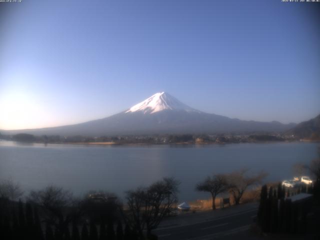 河口湖からの富士山