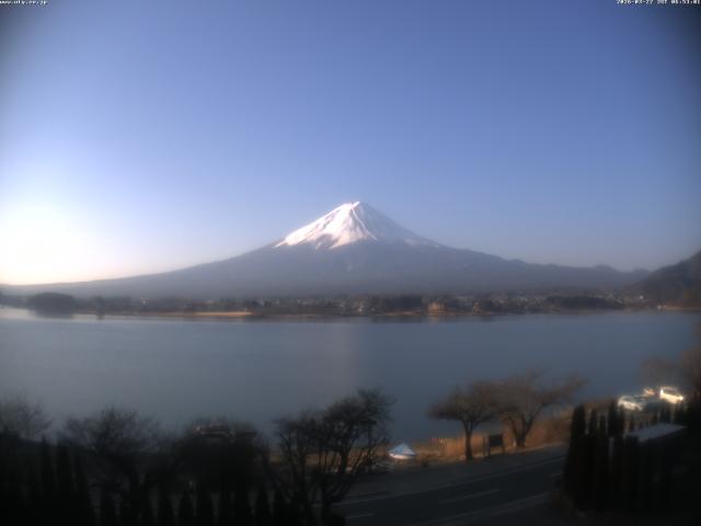 河口湖からの富士山