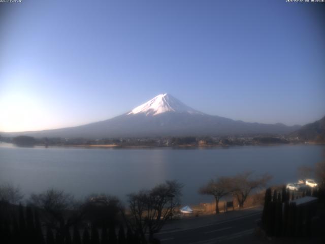 河口湖からの富士山