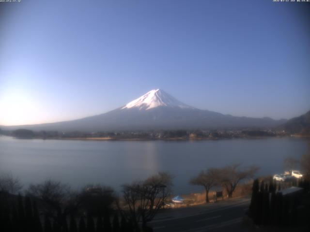 河口湖からの富士山