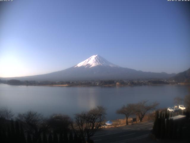 河口湖からの富士山