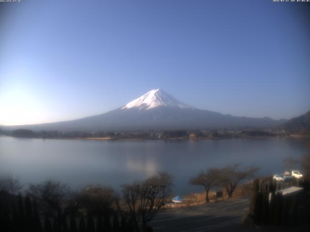 河口湖からの富士山