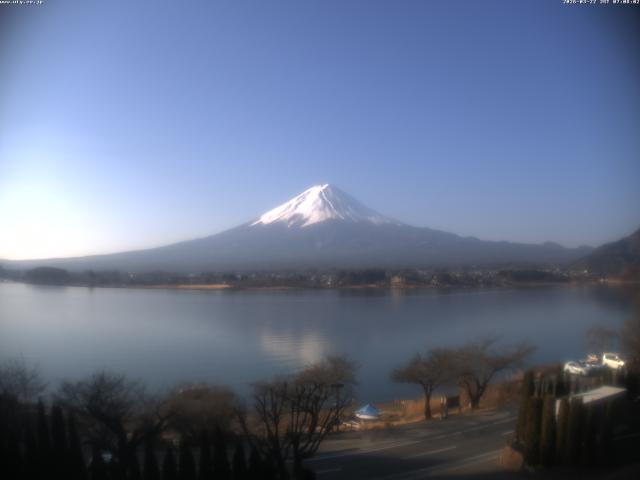 河口湖からの富士山