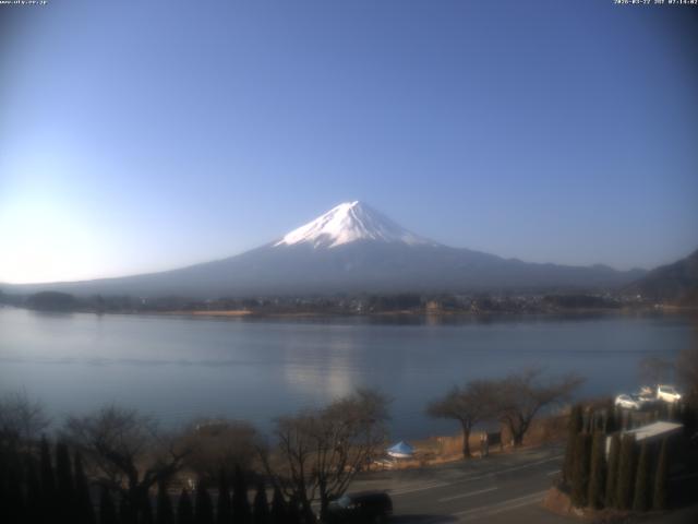 河口湖からの富士山