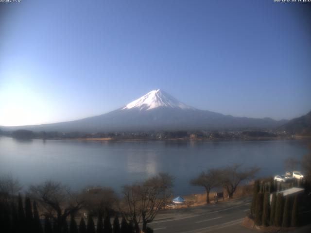河口湖からの富士山