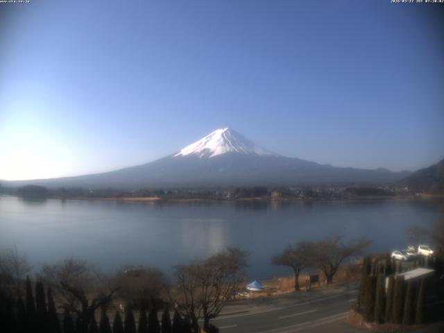 河口湖からの富士山