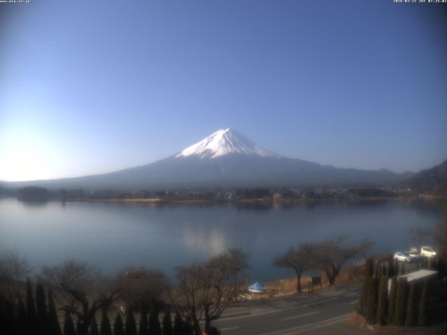 河口湖からの富士山
