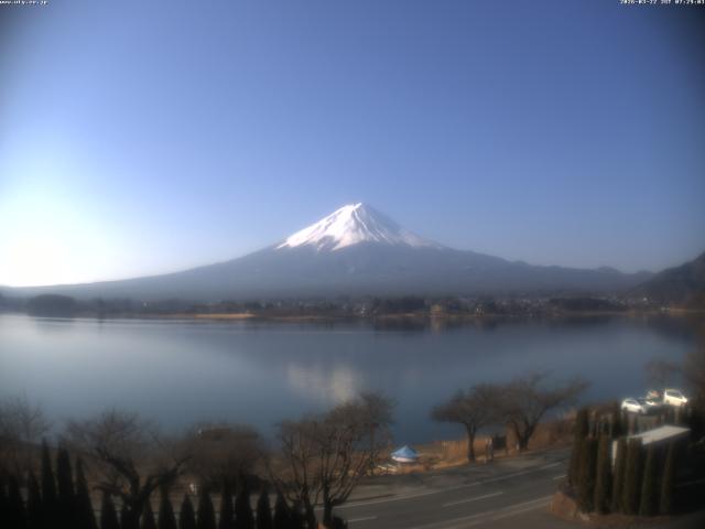 河口湖からの富士山
