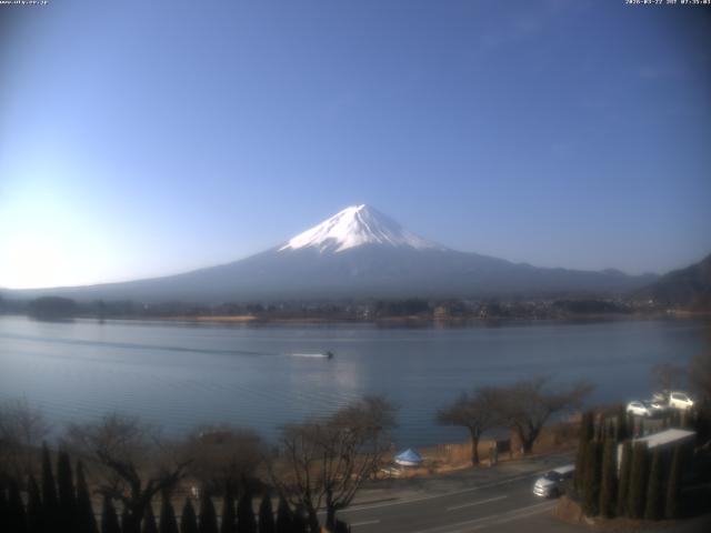 河口湖からの富士山