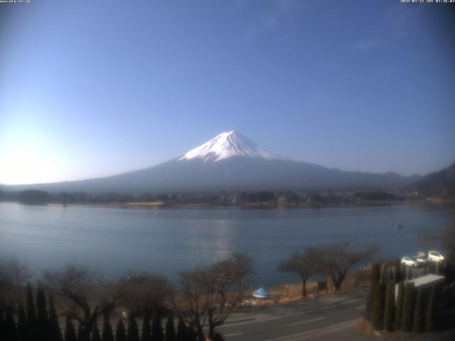 河口湖からの富士山