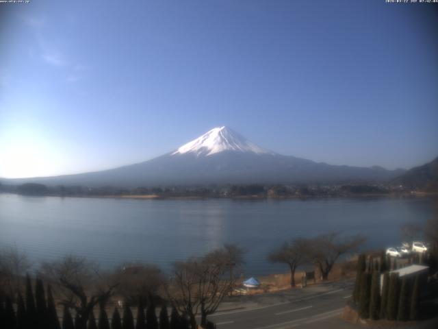 河口湖からの富士山