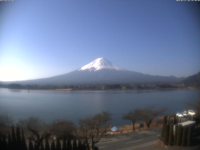 河口湖からの富士山
